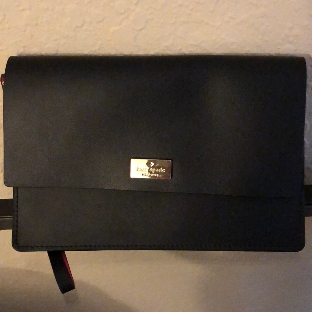 Kate Spade Mollie Arbour Hill Black/Pink Clutch